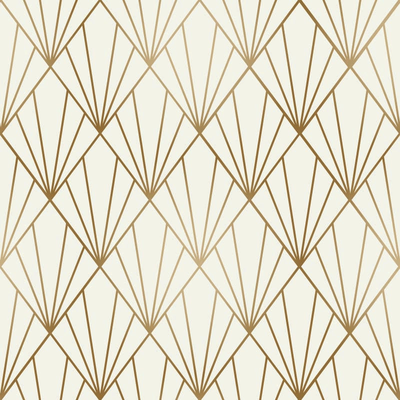 Metallic inpakpapier - Diamant dessin