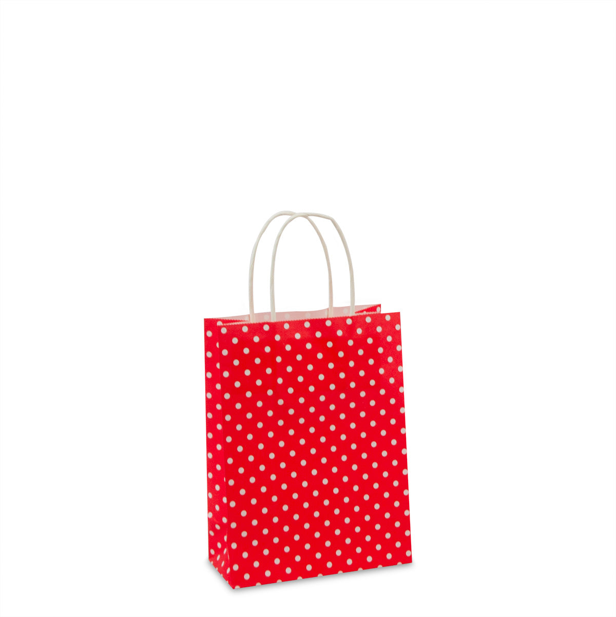 Twisted papieren tassen opdruk Polka dot
