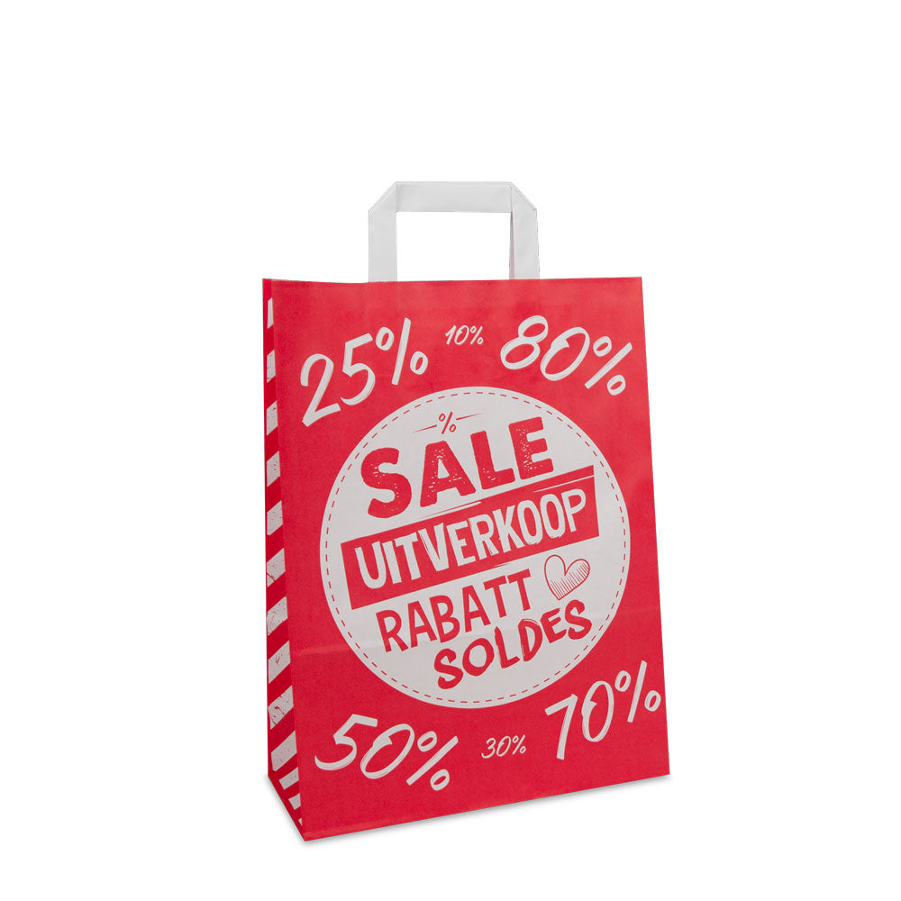 Kraft tassen FSC® opdruk Sale