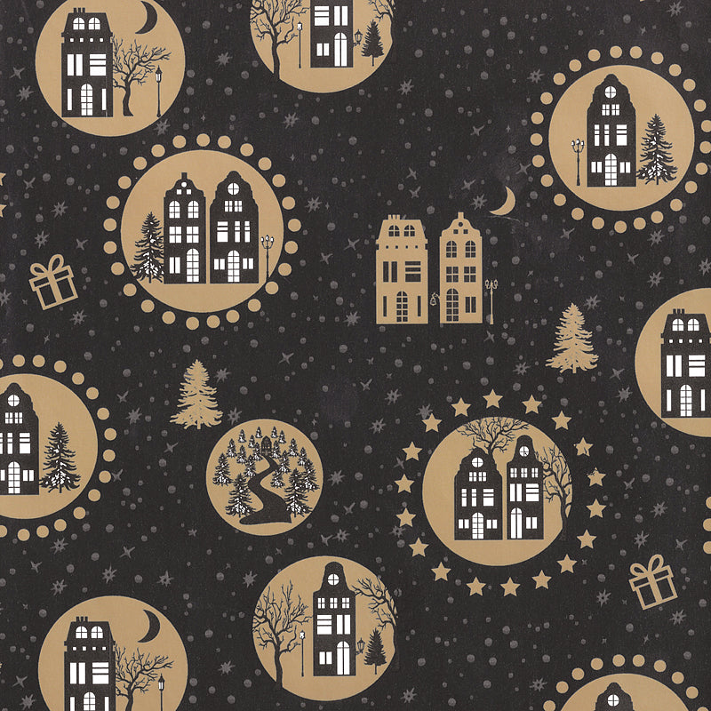 Kerst inpakpapier type D90183