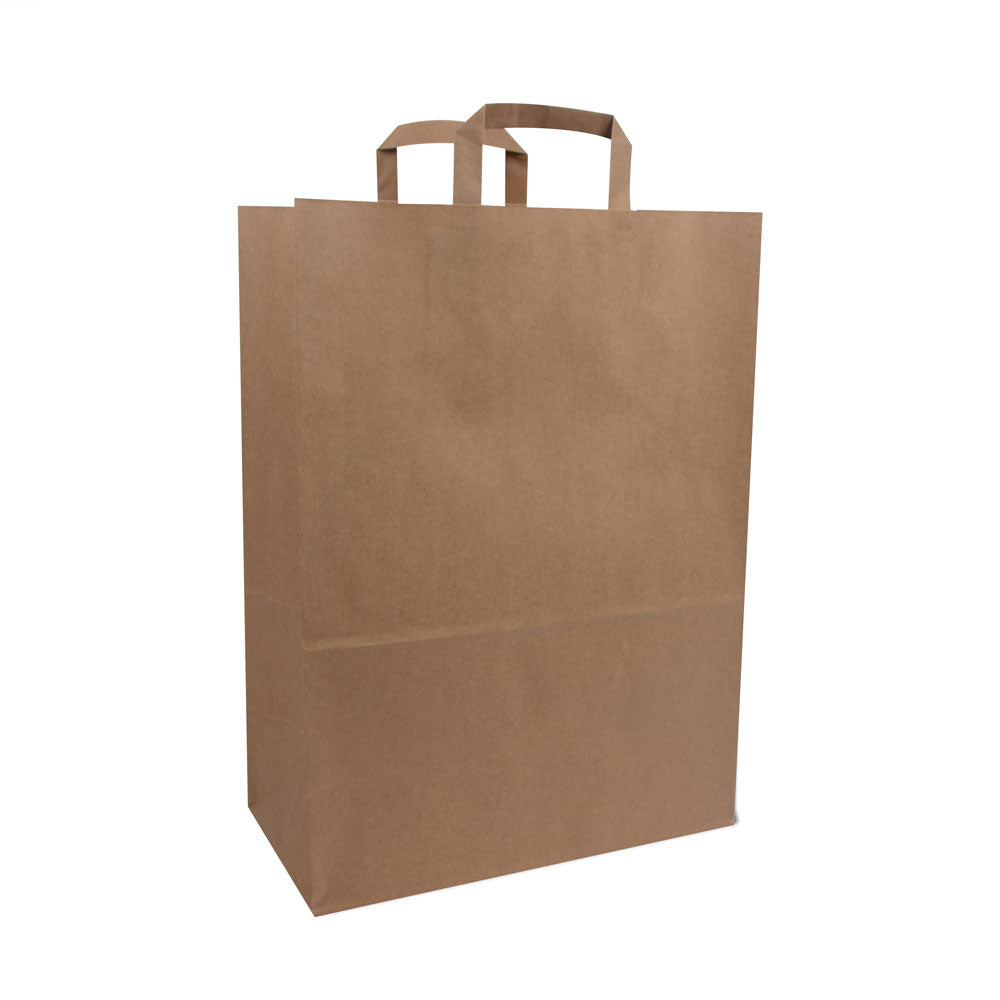 Low price papieren tassen met platte lussen
