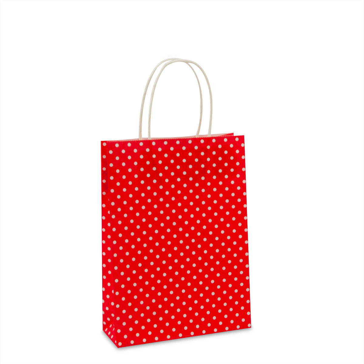 Twisted papieren tassen opdruk Polka dot