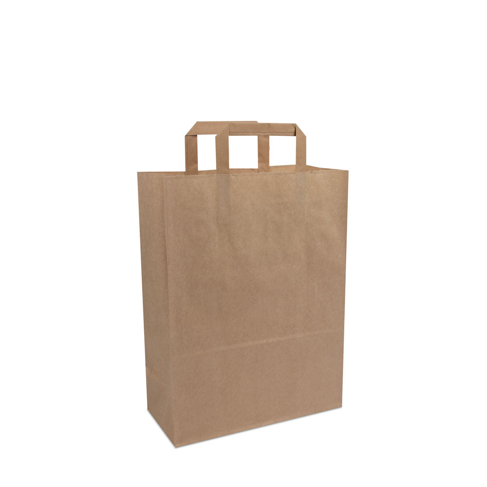 Low price papieren tassen met platte lussen