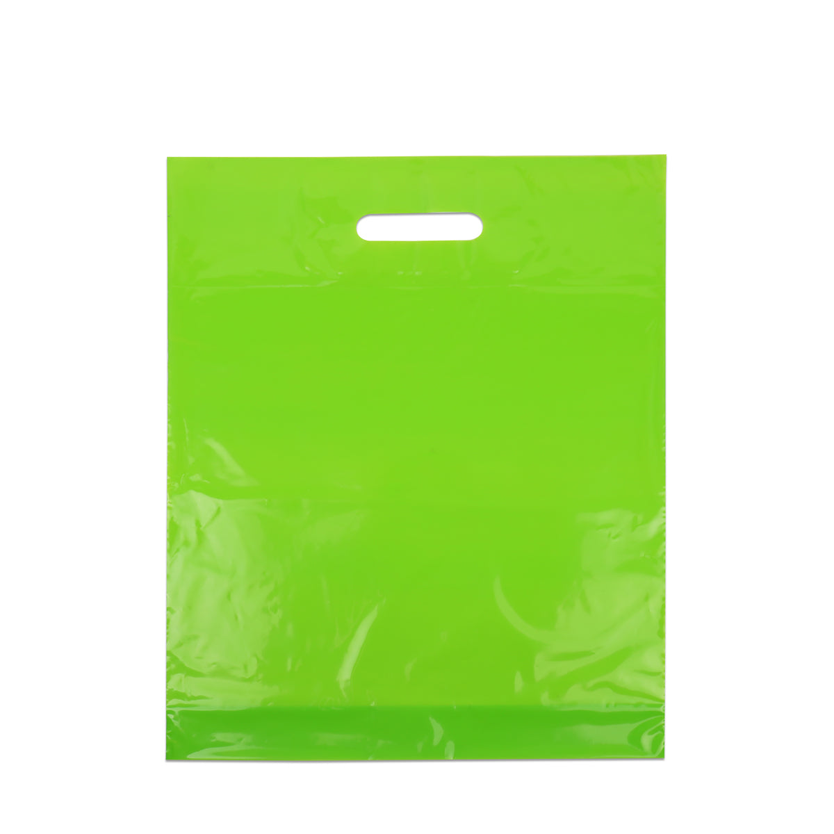 Low price plastic tassen - Effen kleuren