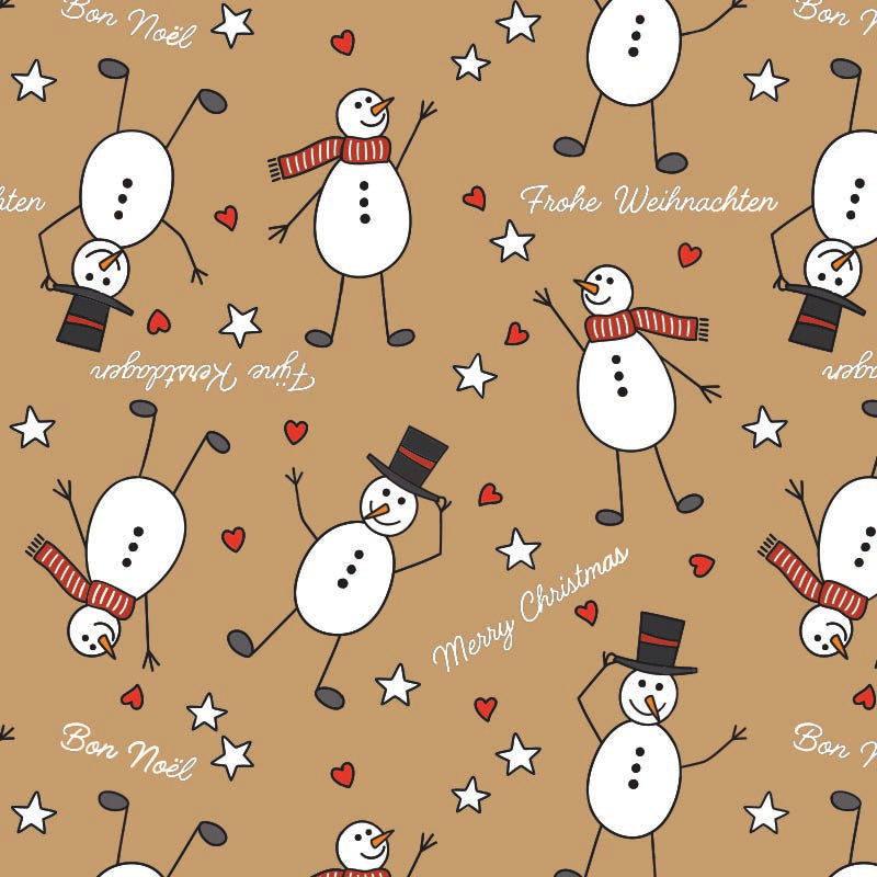 Kerst inpakpapier type D095