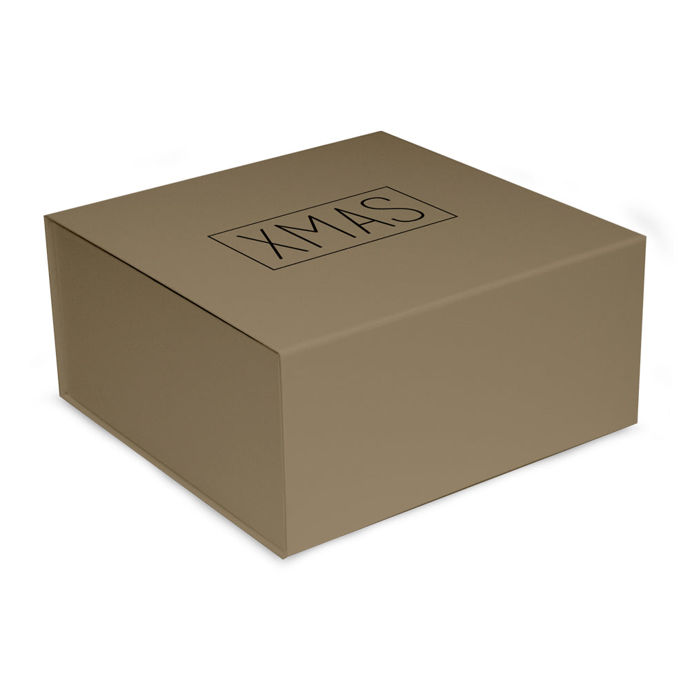 Luxe kerstmagneetdozen opdruk XMAS