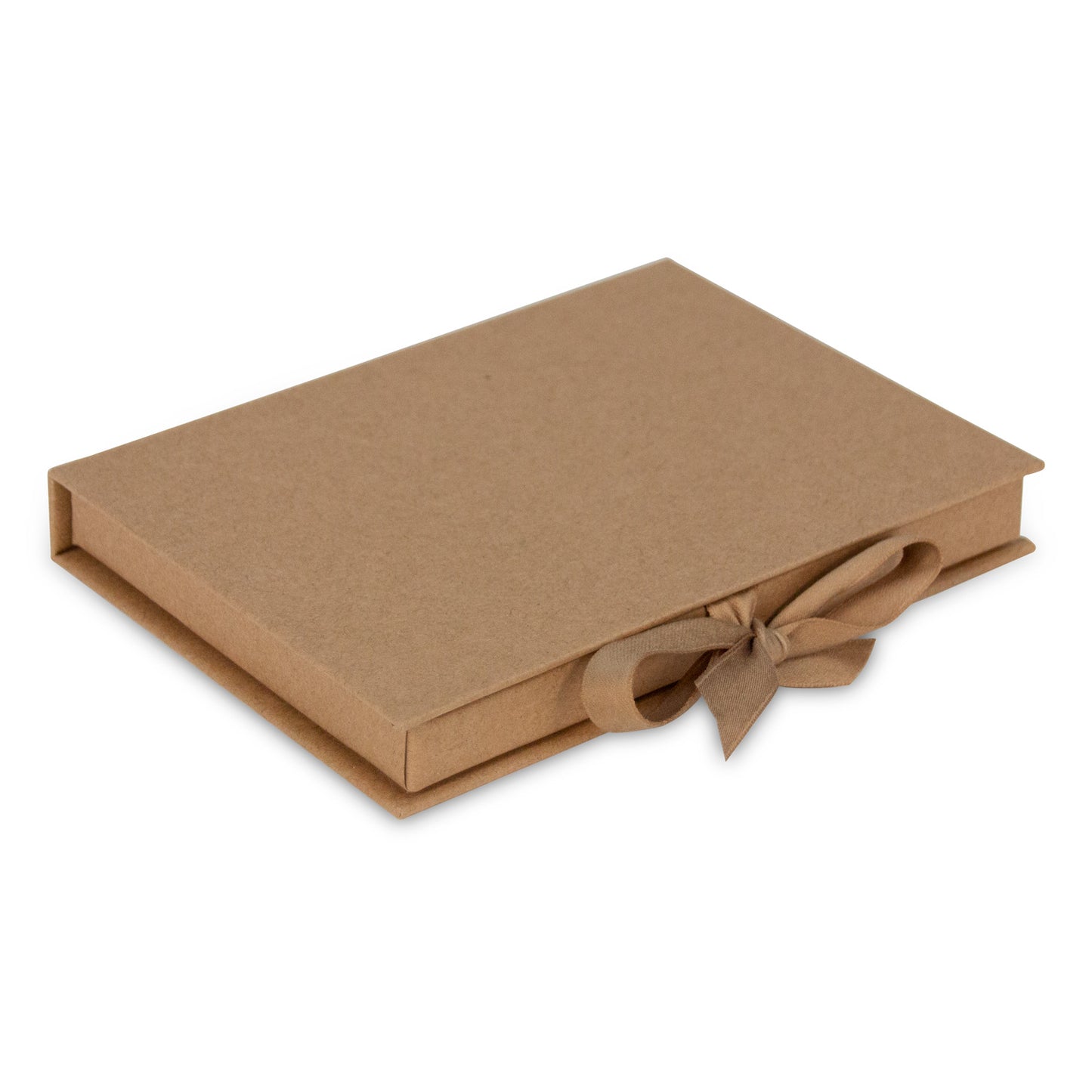 Giftcard doosjes met lintsluiting in materiaal Kraft