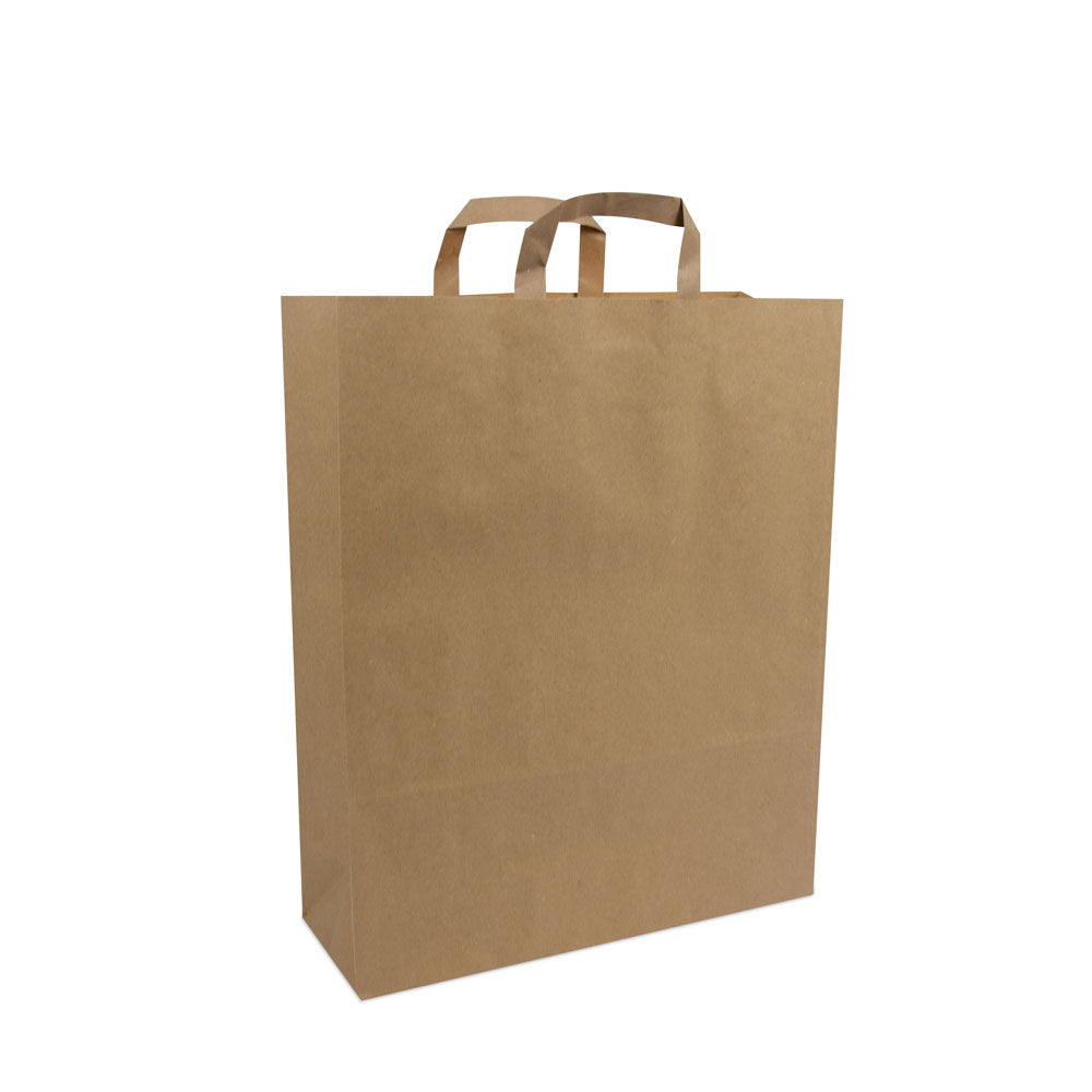 Low price papieren tassen met platte lussen