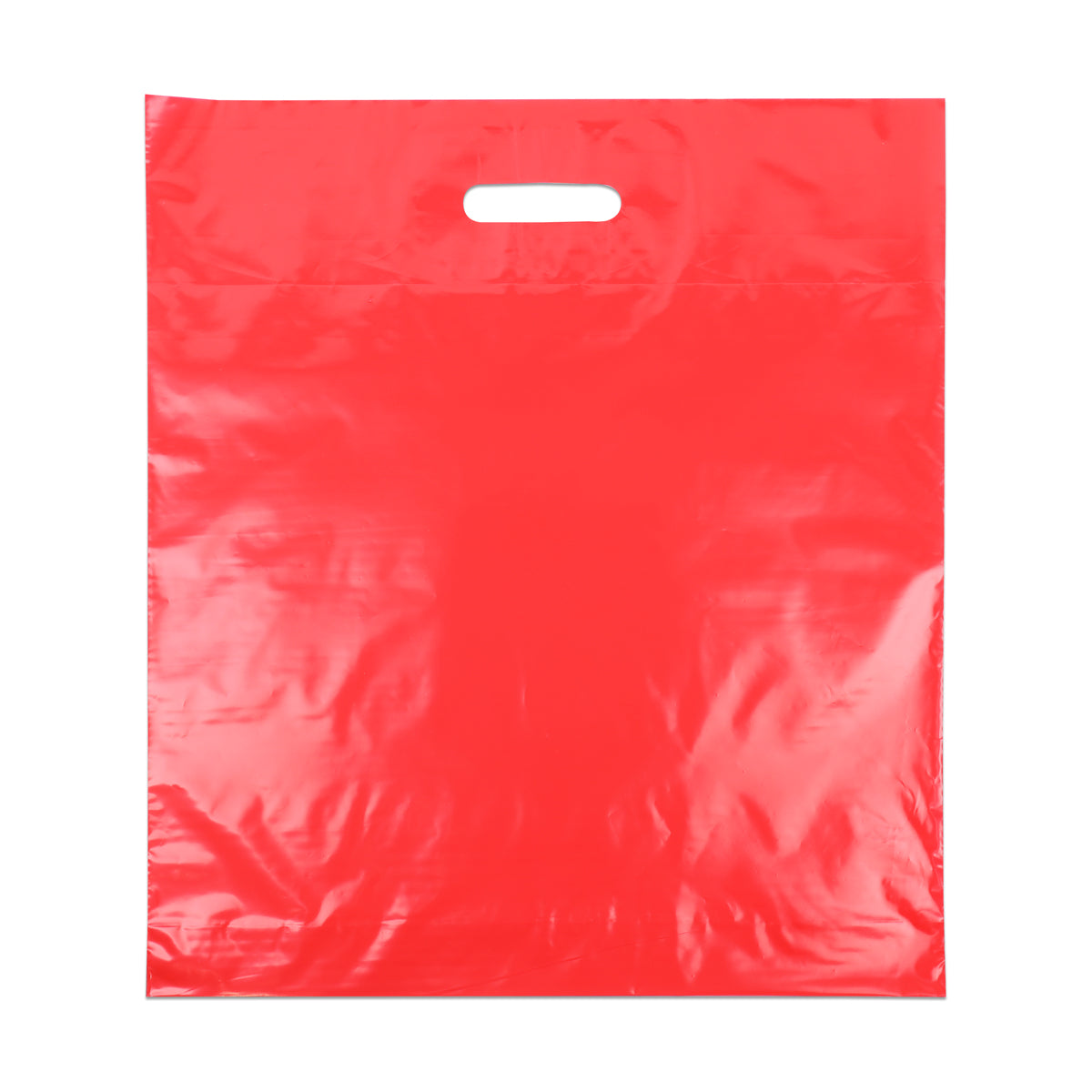 Low price plastic tassen - Effen kleuren