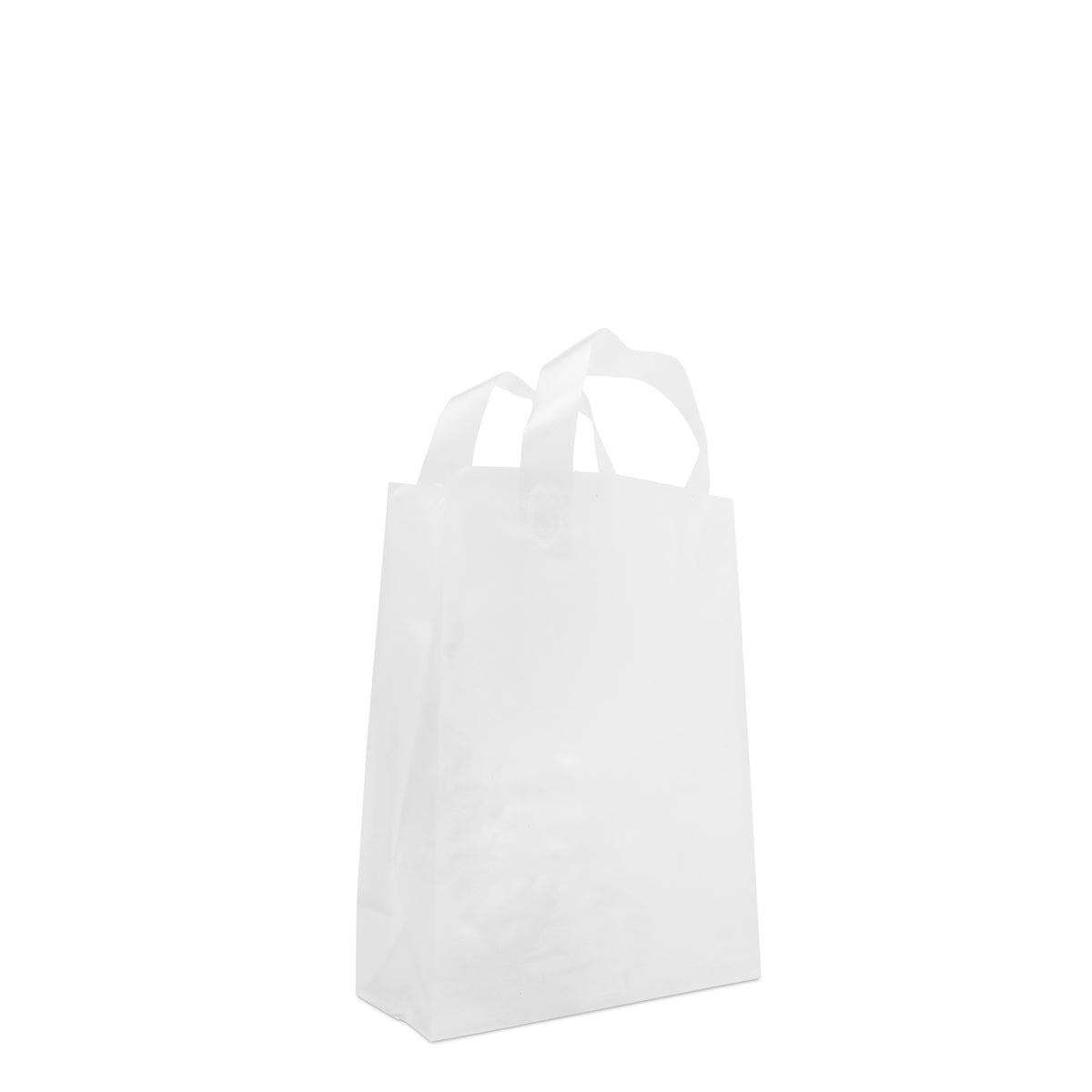 Plastic blokbodemtassen in Semi-transparant