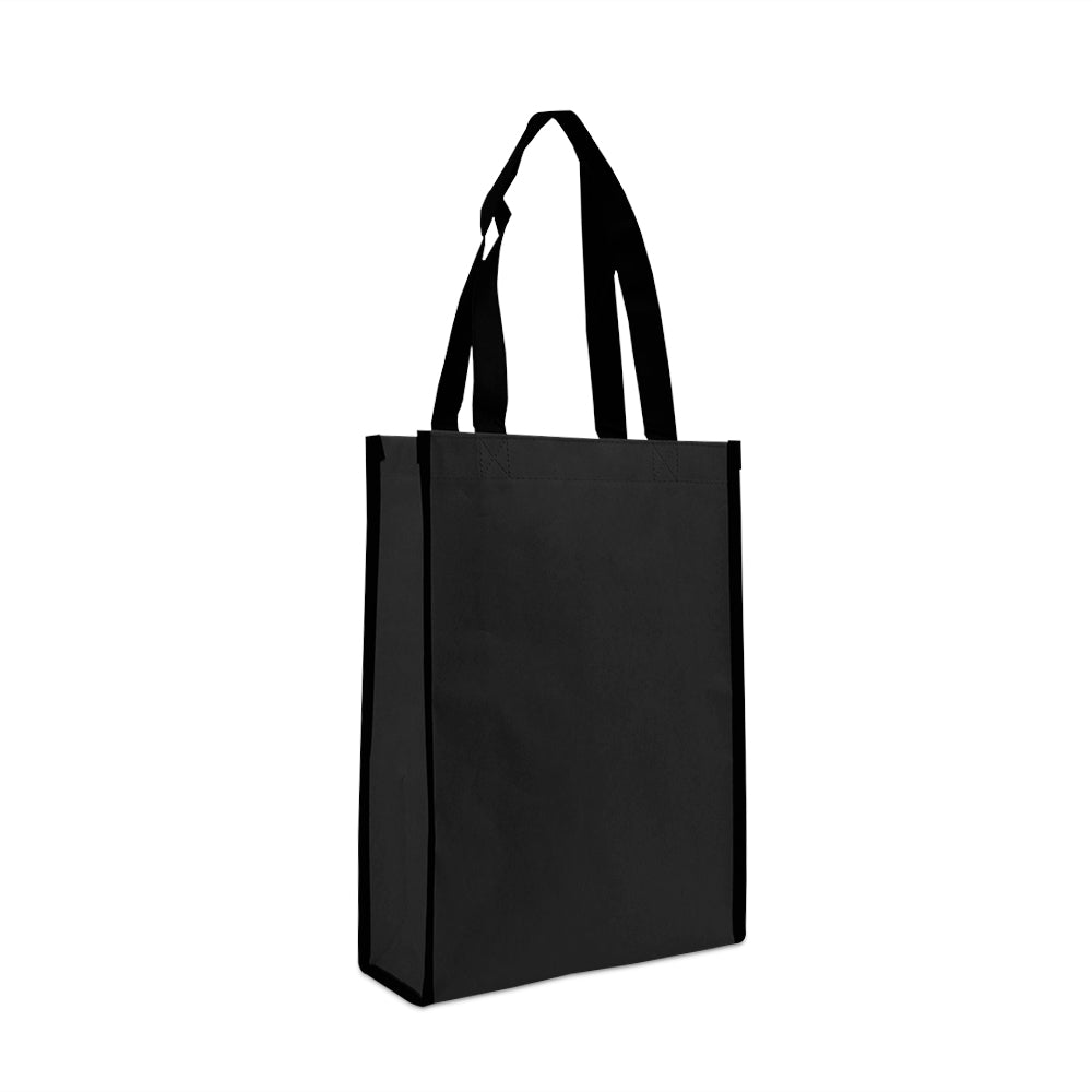 Luxe ecologische papieren draagtassen met een nonwoven binnen voering