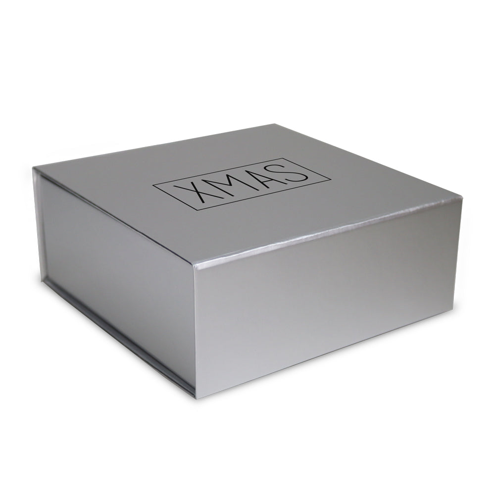 Luxe kerstmagneetdozen opdruk XMAS