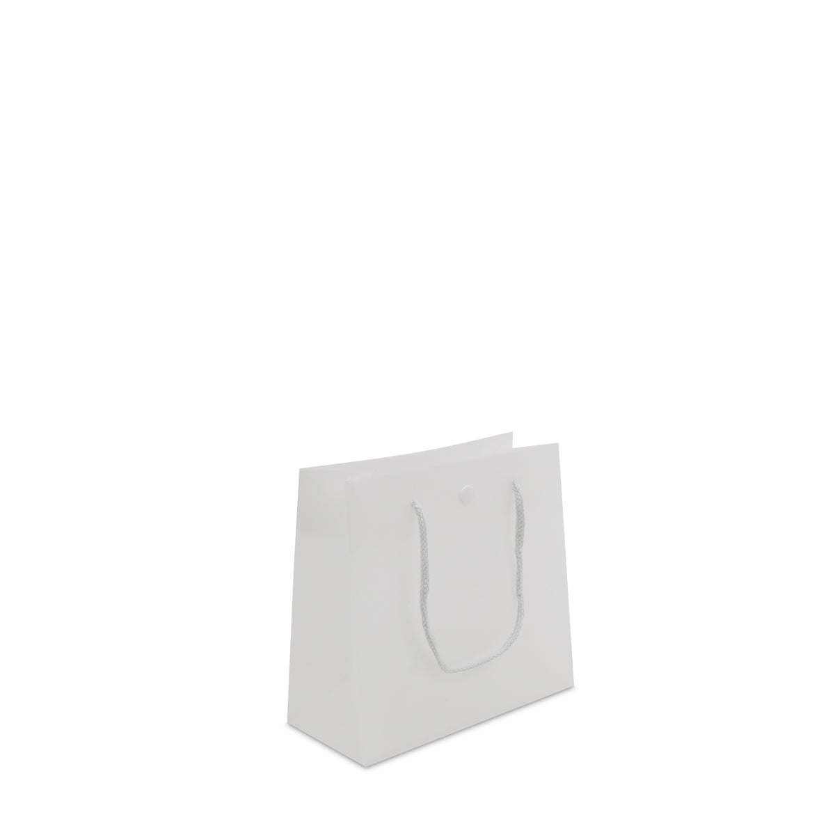 Luxe plastic tassen met drukknoop