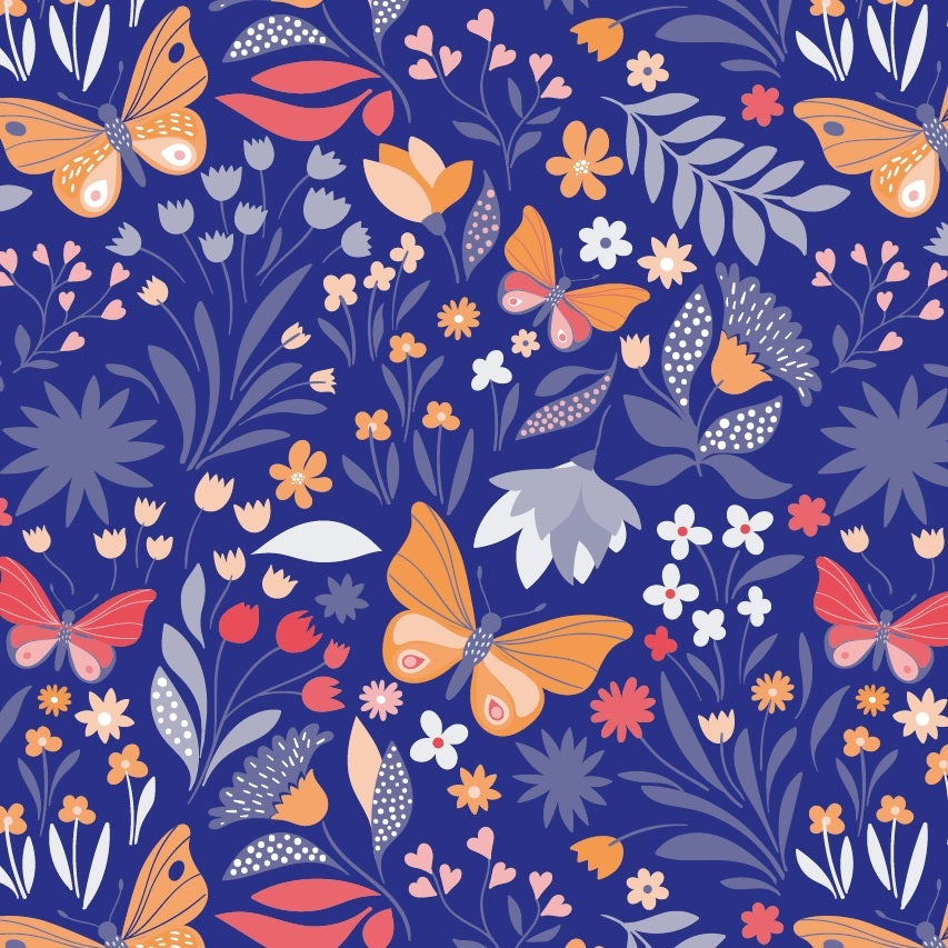 Coated inpakpapier - Lente dessin