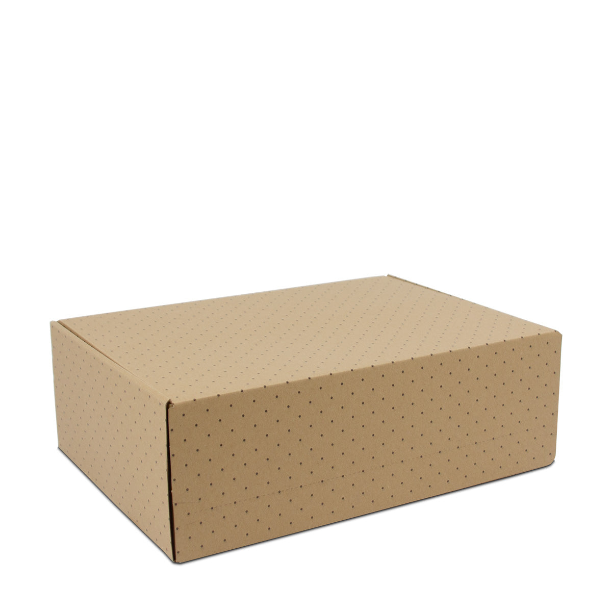 Verzenddozen met retourstrip opdruk Stip