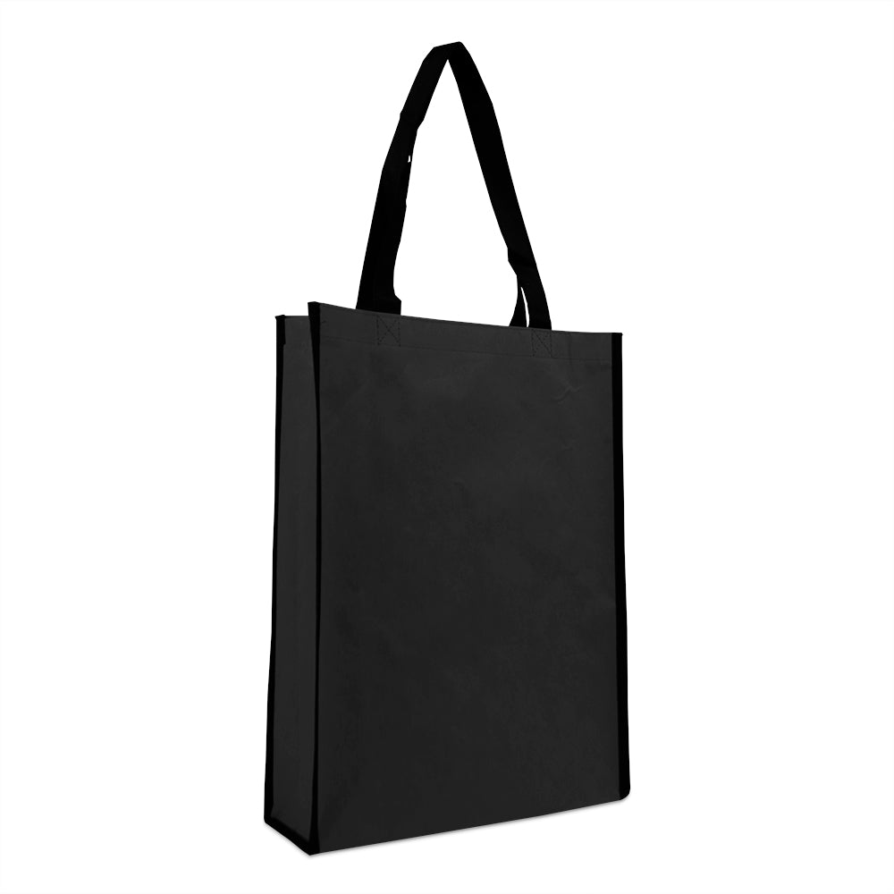 Luxe ecologische papieren draagtassen met een nonwoven binnen voering