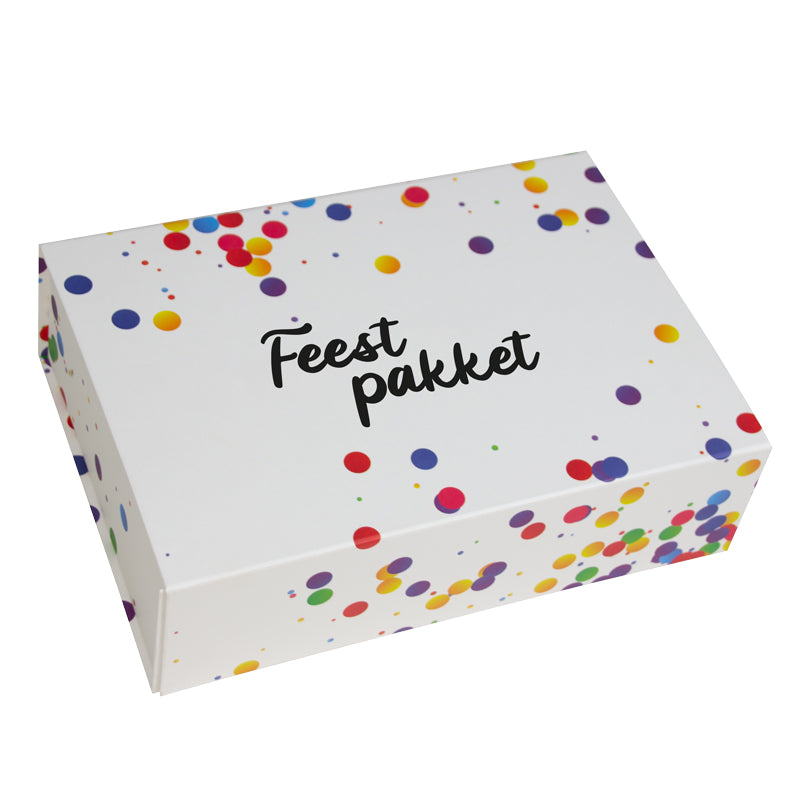 Confetti magneetdozen opdruk Feest pakket
