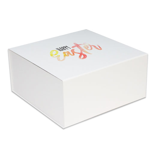 Luxe Pasen magneetdozen opdruk Happy Easter