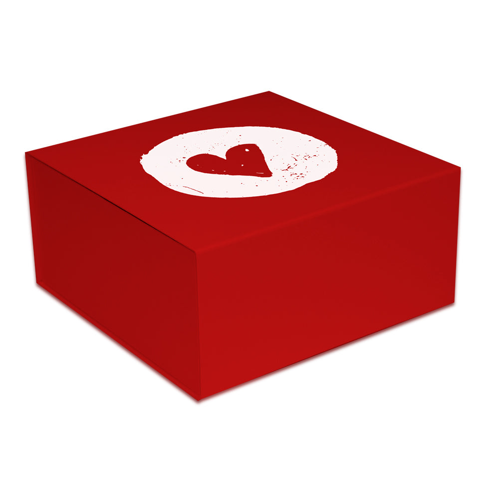 Luxe valentijn magneetdozen opdruk Rood Hart