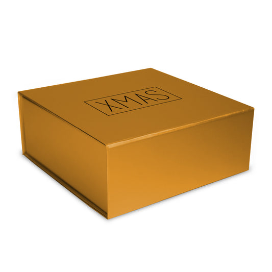 Luxe kerstmagneetdozen opdruk XMAS