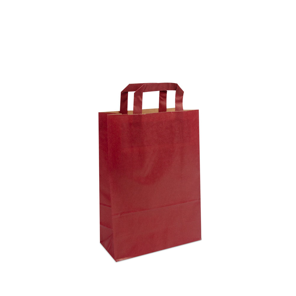 Low price papieren tassen met platte lussen