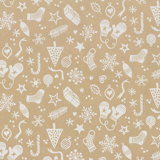 Kerst inpakpapier type D078