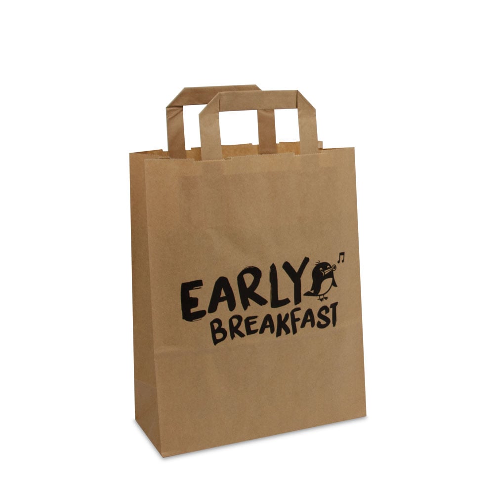 Papieren take away tassen opdruk Early breakfast