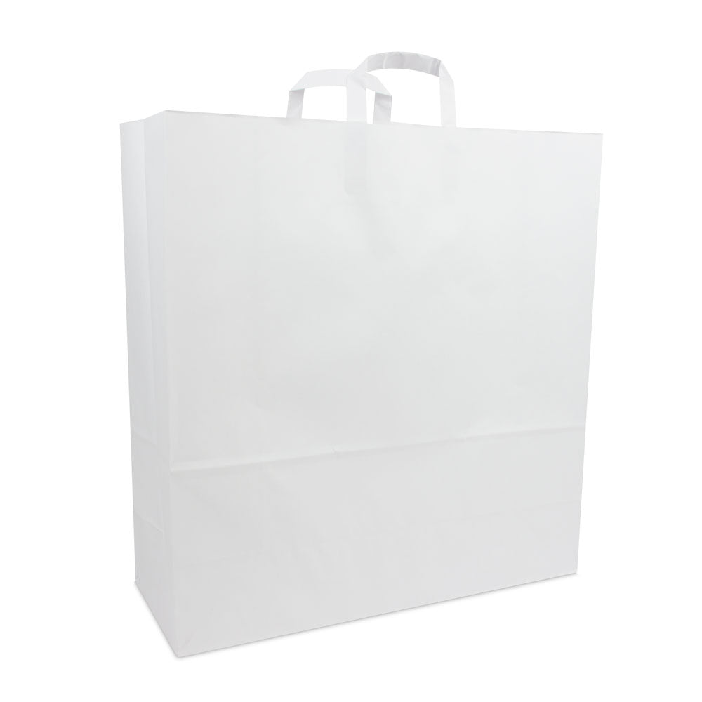 Low price papieren tassen met platte lussen