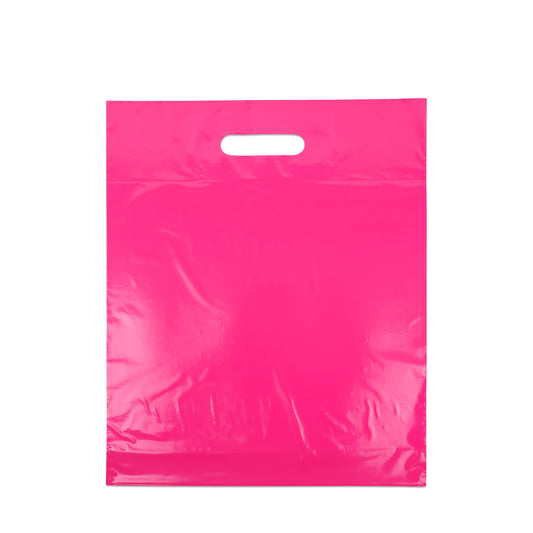 Low price plastic tassen - Effen kleuren