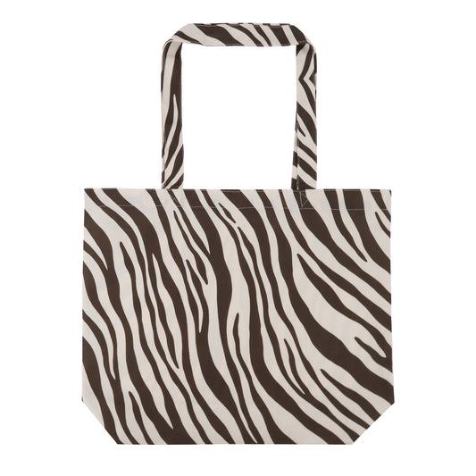 Katoenen zebra tote bags