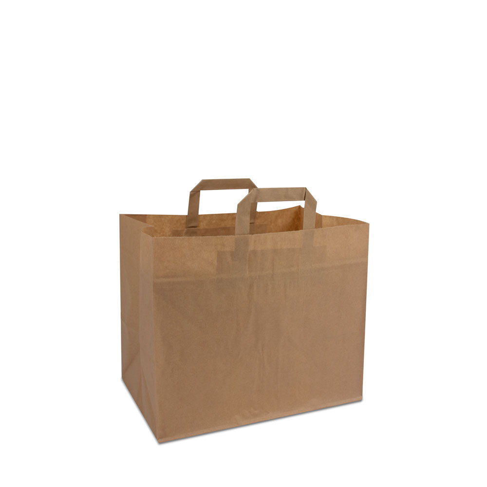 Low price papieren tassen met platte lussen