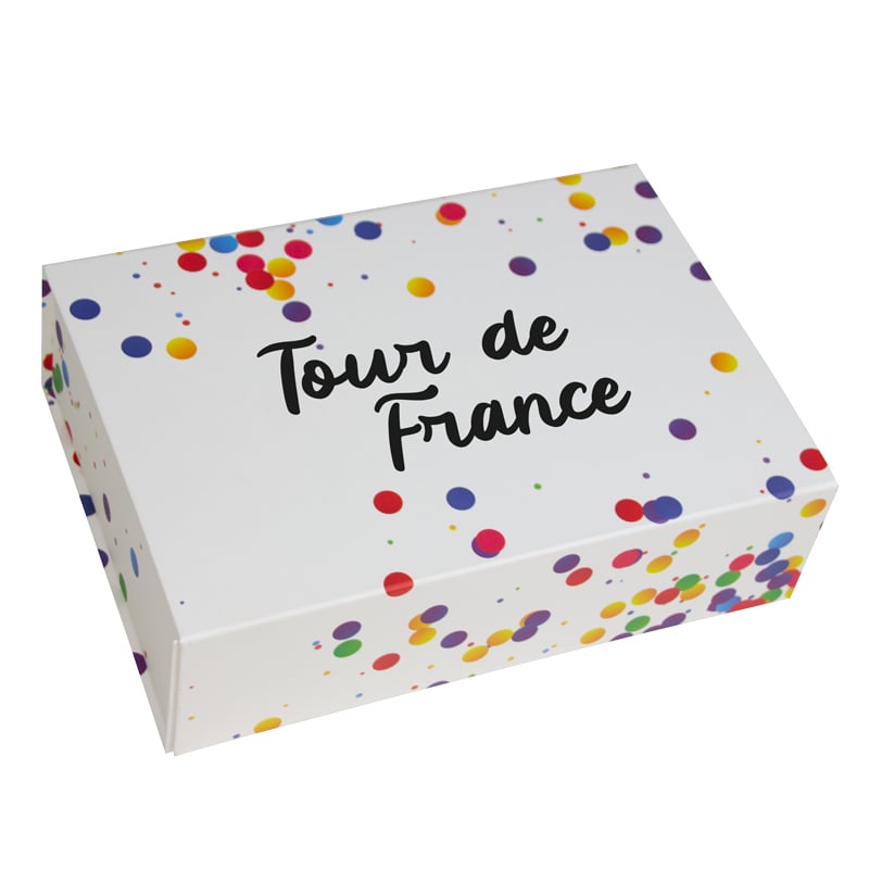 Confetti magneetdozen opdruk Tour de France