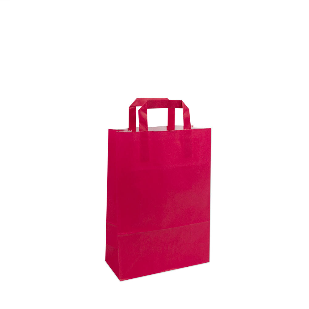 Low price papieren tassen met platte lussen