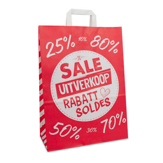Kraft tassen FSC® opdruk Sale