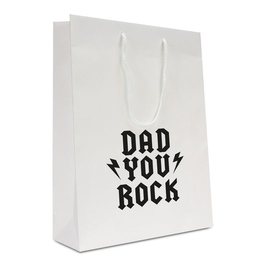 Luxe papieren Vaderdag tassen - Dad you rock