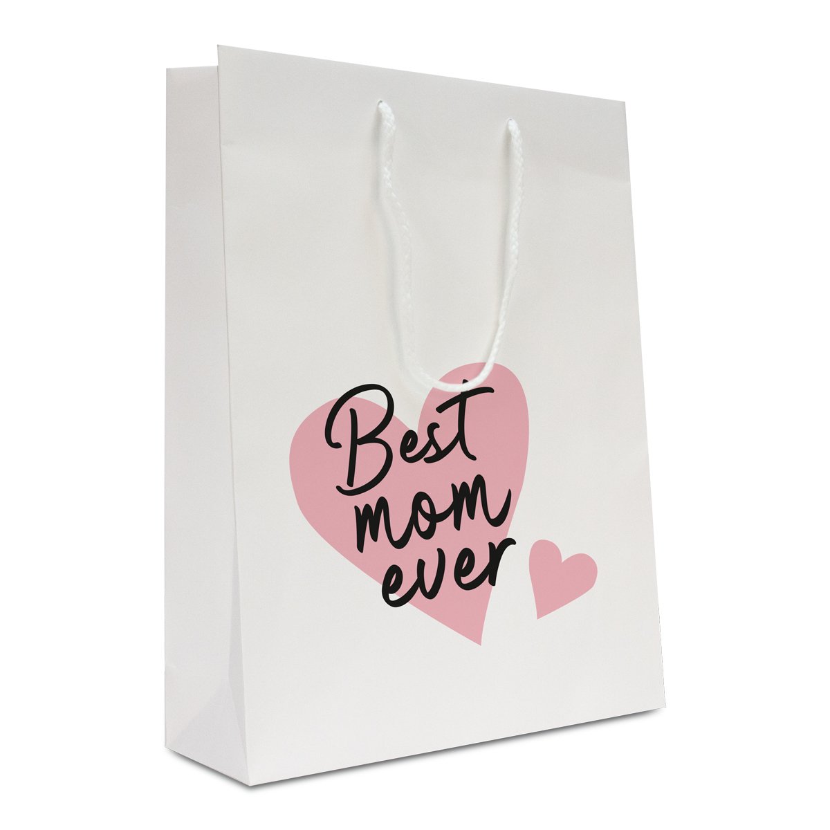 Luxe papieren Moederdag tassen opdruk Best Mom Ever