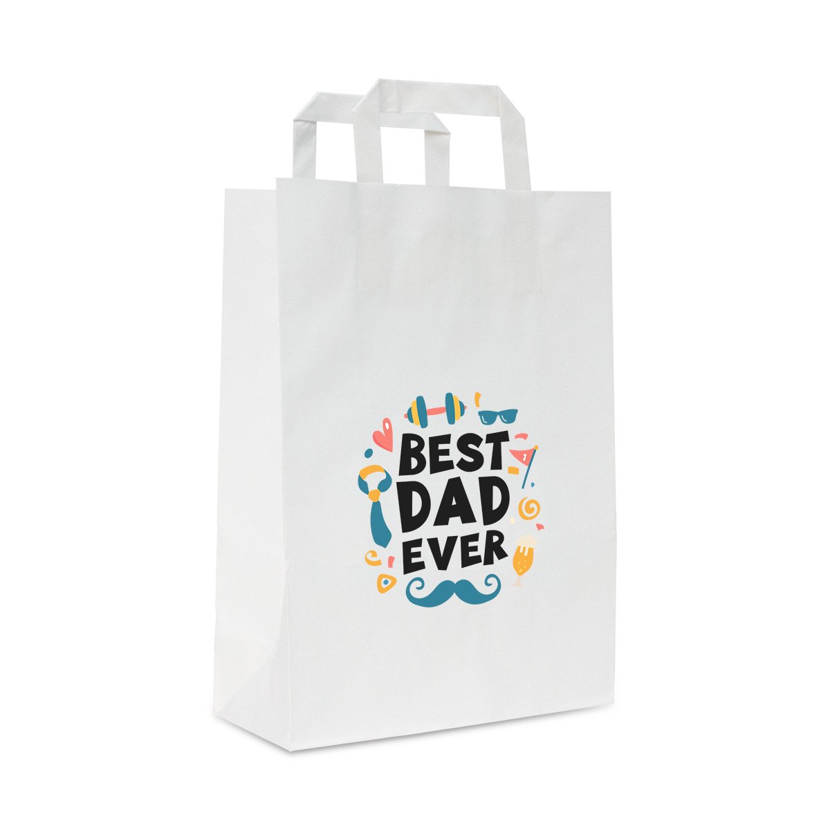 Papieren Vaderdag tassen - Best Dad Ever