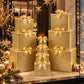 Luxe decoratiedozen met strik - set van 10