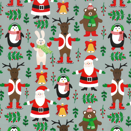 Kerst inpakpapier type D90203