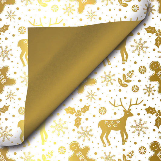 Kerst inpakpapier type D090218