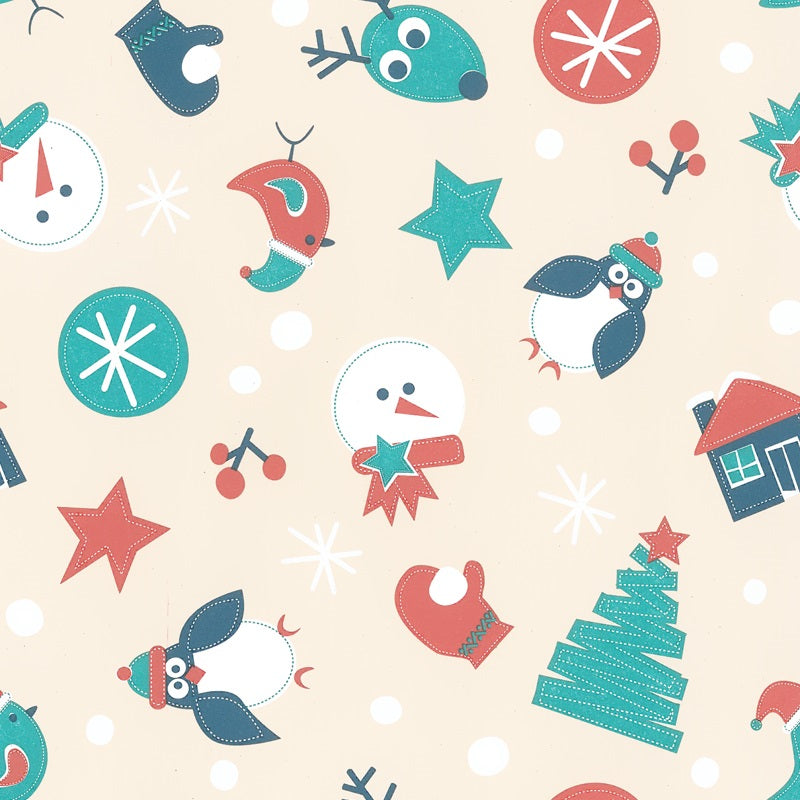 Kerst inpakpapier - D90179