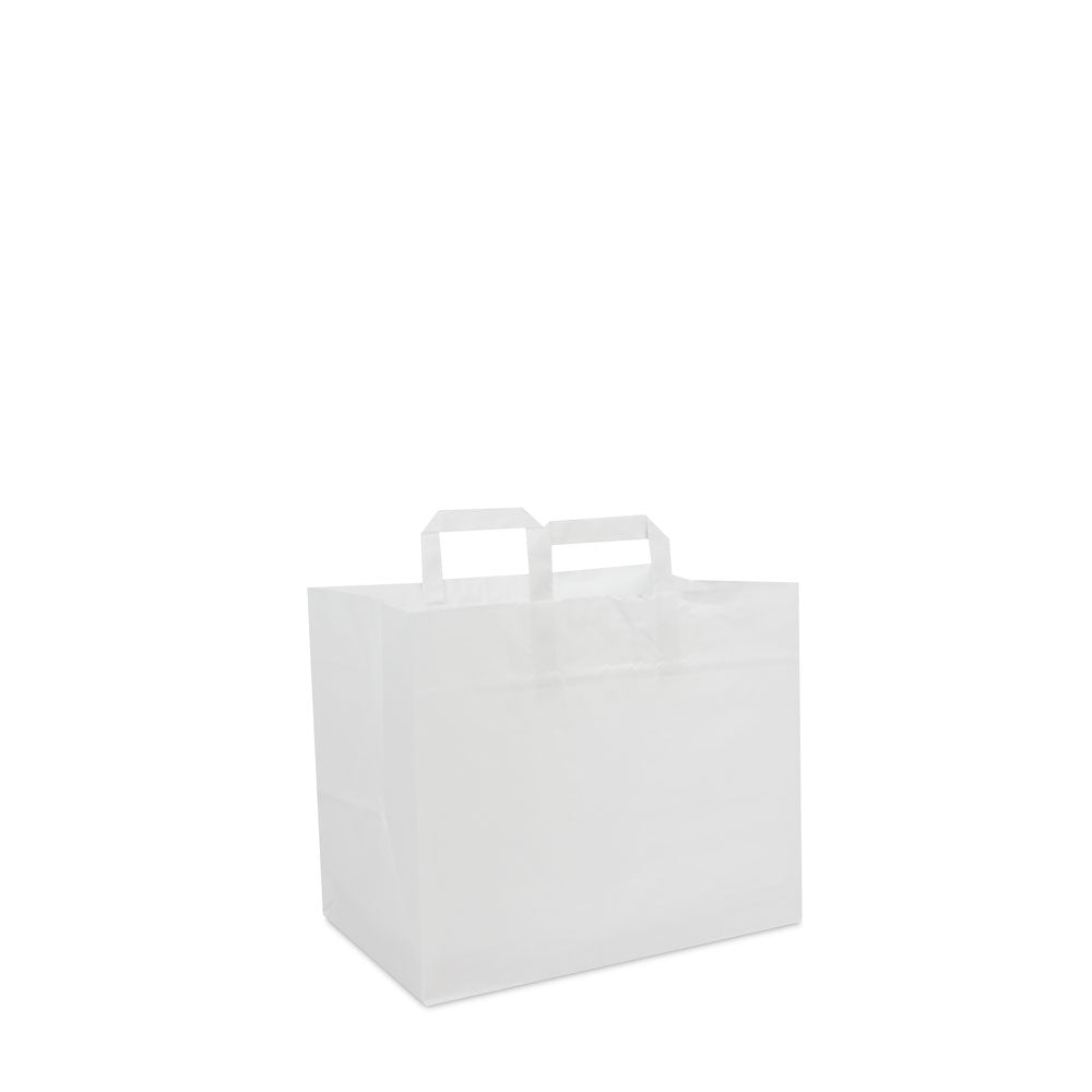 Low price papieren tassen met platte lussen