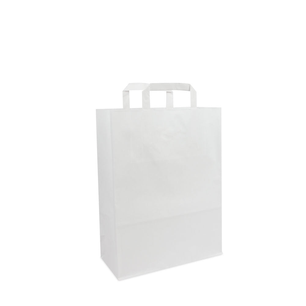 Low price papieren tassen met platte lussen