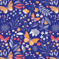 Coated inpakpapier - Lente dessin