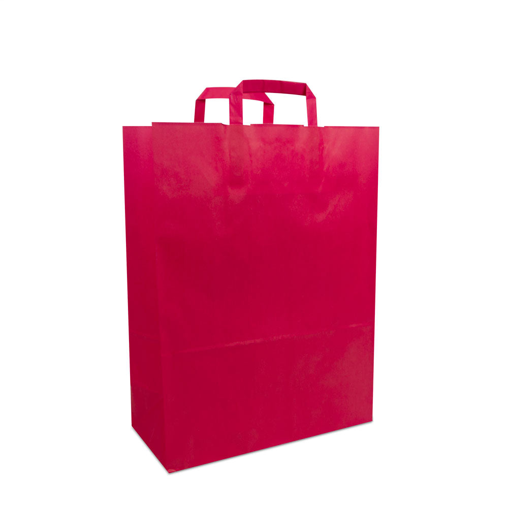 Low price papieren tassen met platte lussen