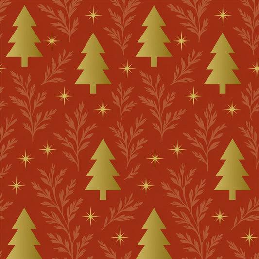 Kerst inpakpapier - D064