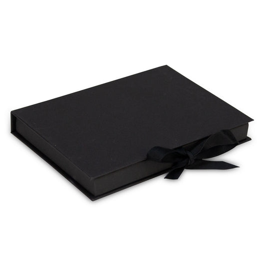 Giftcard doosjes met lintsluiting in materiaal Kraft